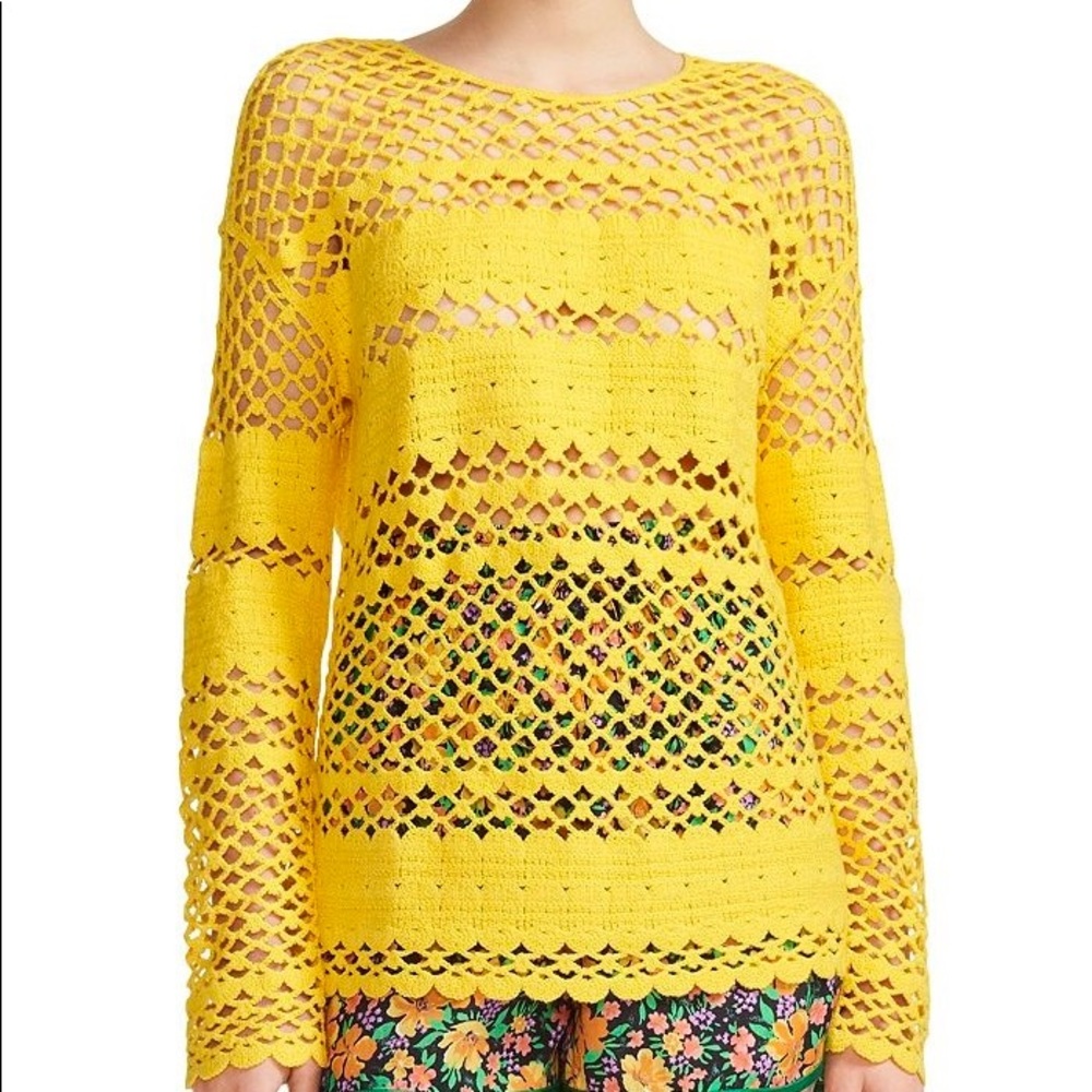 Maje crochet top